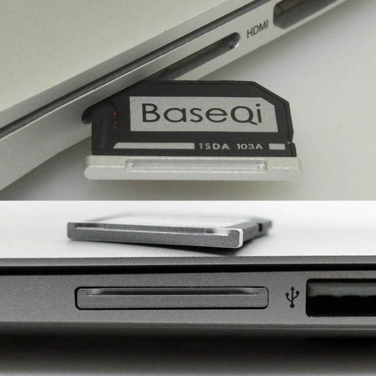 Custodia per scheda SD ad alta velocità nascosta BASEQI in lega di alluminio per laptop Dell XPS da 15,6 pollici (9560/9570), For Dell XPS 15.6 inch 9560