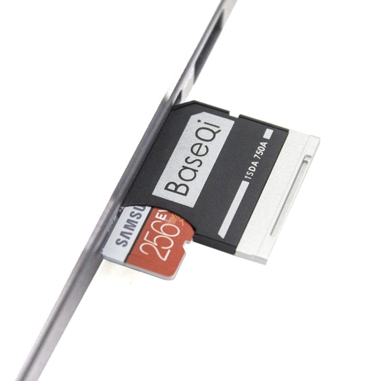 Custodia per scheda SD ad alta velocità nascosta BASEQI in lega di alluminio per laptop Dell Inspiron 14 5455, For Dell Inspiron 14 5455