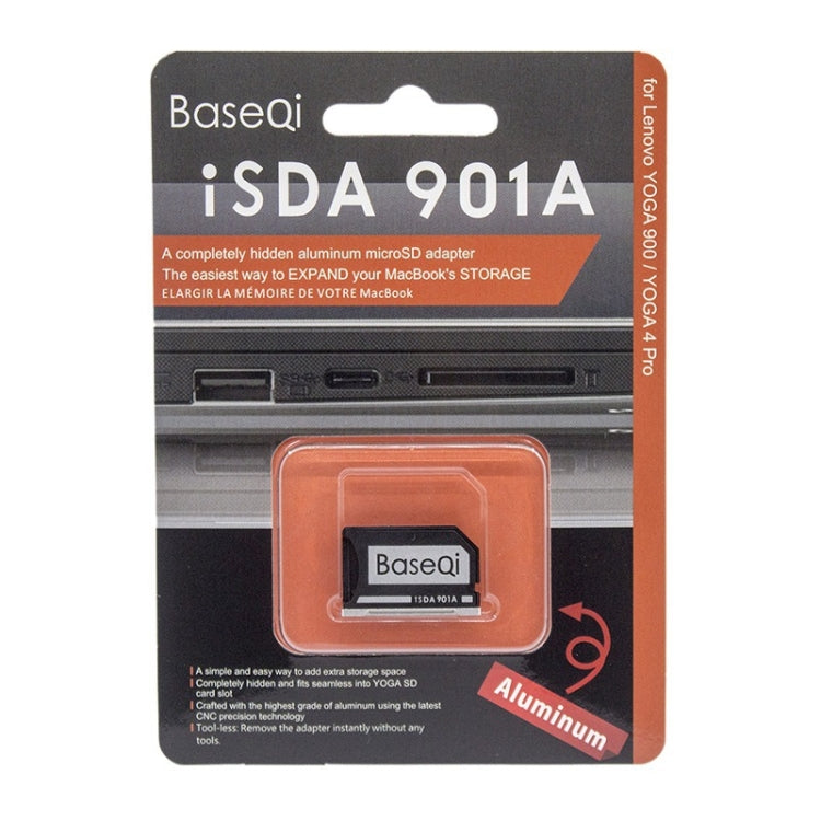 Custodia per scheda SD ad alta velocità nascosta BASEQI in lega di alluminio per laptop Dell Inspiron 7000-7560 da 15,6 pollici, For Dell Inspiron 7000-7560 15.6 inch