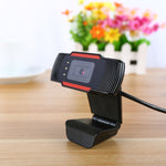 A870C3 Webcam 480P Presa USB per computer Web camera con microfono per assorbimento acustico e 3 LED, lunghezza cavo: 1,4 m, A870C3 (Orange)