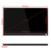 Monitor con display LED IPS portatile HD grandangolare da 15,6 pollici 1080P da 178 gradi, HSD-1560