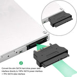 Adattatore SATA da 22 pin femmina a SATA SLIMLINE da 13 pin maschio, SATA 22 Pin Female to SATA 13 Pin