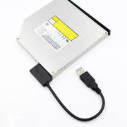 Indicatore adattatore cavo SATA slimline professionale da USB 2.0 a 7+6 pin, USB 2.0