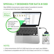 Adattatore professionale per cavo SATA a USB 3.0 Connettore espandibile per disco rigido SSD da 2,5 pollici, 2.5 inch
