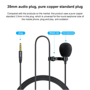 Spina audio 3,5 mm con cavo 3 metri per microfono