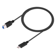 Cavo dati USB-C 3.1/tipo C maschio a USB BM, lunghezza: 1 m, ZSSG-9B20BG