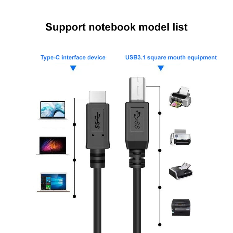 Cavo dati USB-C 3.1 maschio a USB BM 1 m