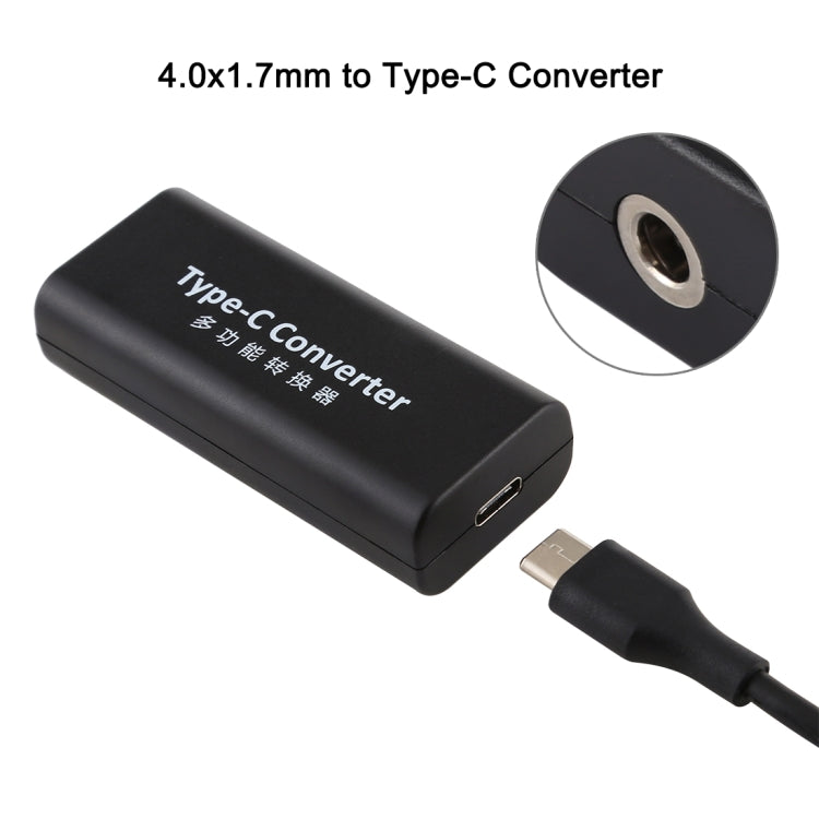 Adattatore alimentazione DC 4,0x1,7mm femmina a USB-C femmina 65W