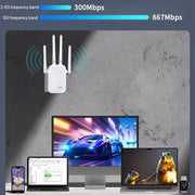 SM-010 Ripetitore WiFi wireless router 300M a quattro antenne, SM-010