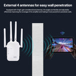 SM-010 Ripetitore WiFi wireless router 300M a quattro antenne, SM-010