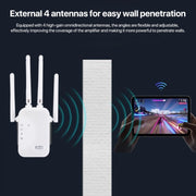 SM-010 Ripetitore WiFi wireless router 300M a quattro antenne, SM-010