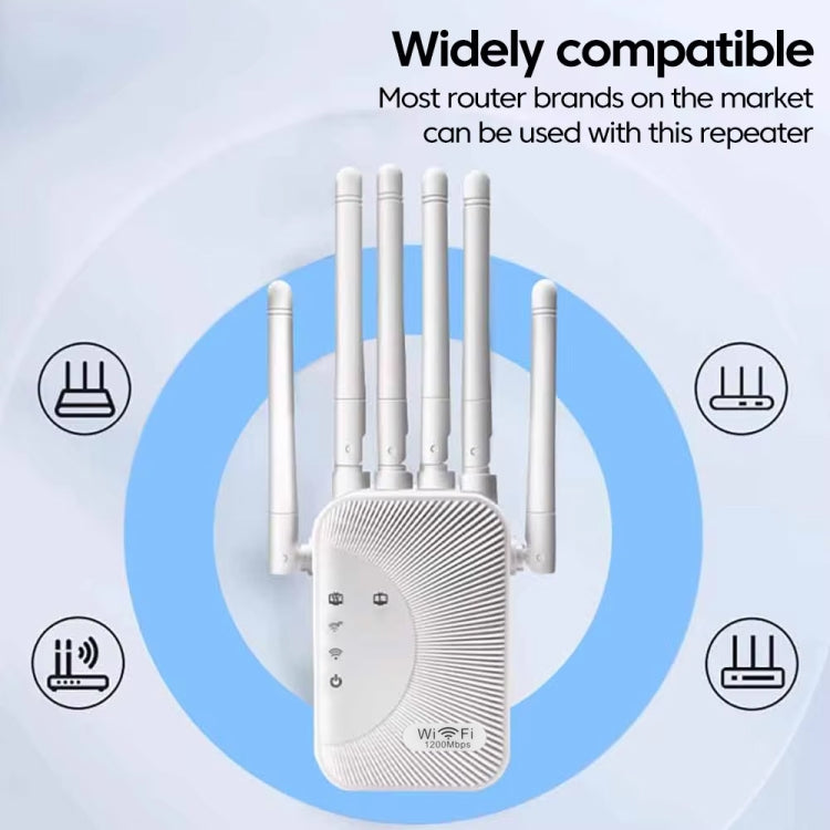 SM-011 Ripetitore WiFi wireless router 1200M a sei antenne, SM-011