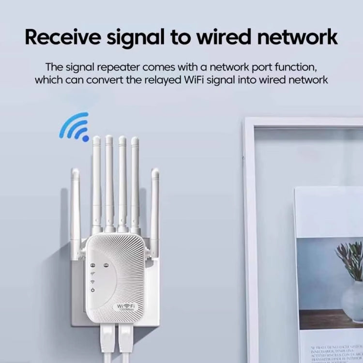 SM-011 Ripetitore WiFi wireless router 1200M a sei antenne, SM-011