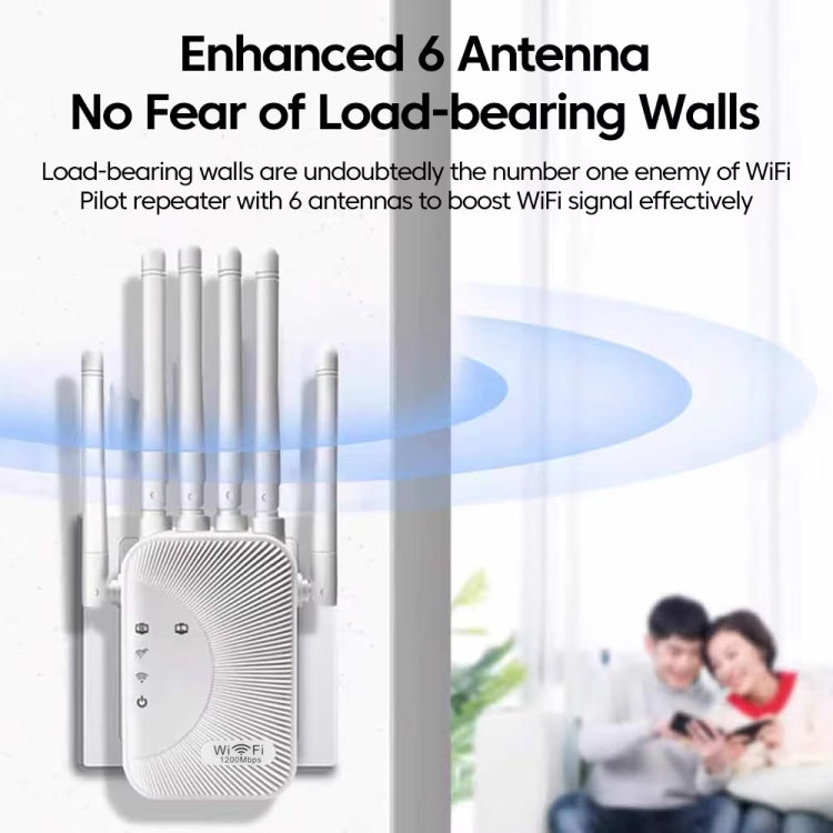 SM-011 Ripetitore WiFi wireless router 1200M a sei antenne, SM-011