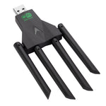 Scheda di rete wireless 5G 1300Mbps Gigabit Dual Band Driver-free USB WiFi Receiver, 1300Mbps 5G