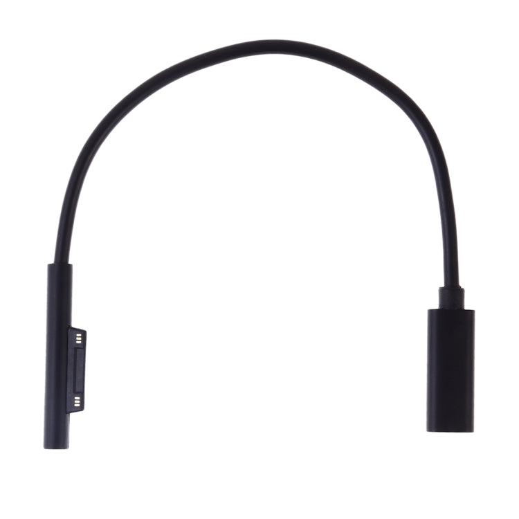 Cavo di ricarica rapida PD USB-C / Type-C femmina a 6 pin maschio per laptop per Microsoft Surface Pro 9/8/7/6/5/4/3, lunghezza cavo: 0,2 m, Pro 9 / 8 / 7 / 6 / 5 / 4 / 3 to USB-C / Type-C Female Black                                                   ...