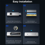 Custodia SSD M.2 ORICO con cavo Type-C 20 Gbps
