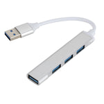 A809 Adattatore HUB splitter multifunzione da USB 3.0 x 1 + USB 2.0 x 3 a USB 3.0, A809