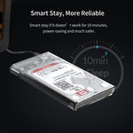 Custodia trasparente ORICO 2139C3-G2 per HDD 2,5" SATA