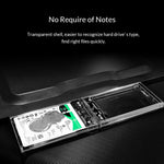 Custodia trasparente ORICO 2139C3-G2 per HDD 2,5" SATA