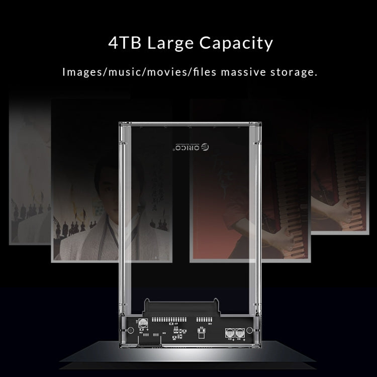 Custodia trasparente ORICO 2139C3-G2 per HDD 2,5" SATA