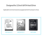 Custodia trasparente ORICO 2139C3-G2 per HDD 2,5" SATA
