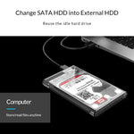 Custodia trasparente ORICO 2139C3-G2 per HDD 2,5" SATA