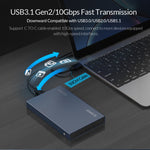 Custodia disco rigido 2,5" SATA USB-C 6TB ORICO 2518C3-G2