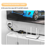 Accoppiatore di rete Ethernet con cavo splitter di rete 3 in 1 RJ45 femmina da 100 m, Female 3 in 1 100M