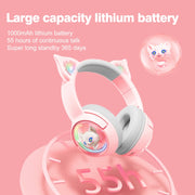 Auricolare HiFi Bluetooth wireless USB-C / Type-C RGB B5 Cat Ear Design