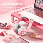 Auricolare HiFi Bluetooth wireless USB-C / Type-C RGB B5 Cat Ear Design