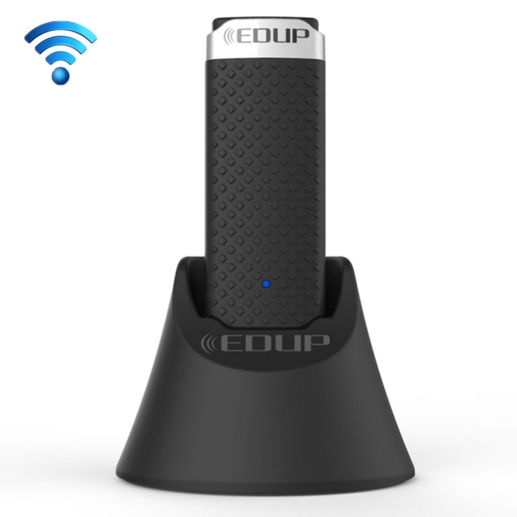 EDUP EP-AC1609 Adattatore Ethernet per ricevitore WiFi USB 3.0 ad alta velocità da 1200 Mbps con cavo di estensione da 1 m e base, EP-AC1609 1200Mbps