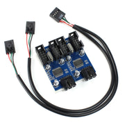 Scheda cavo di prolunga USB 9 pin maschio da 1 a 4 femmina