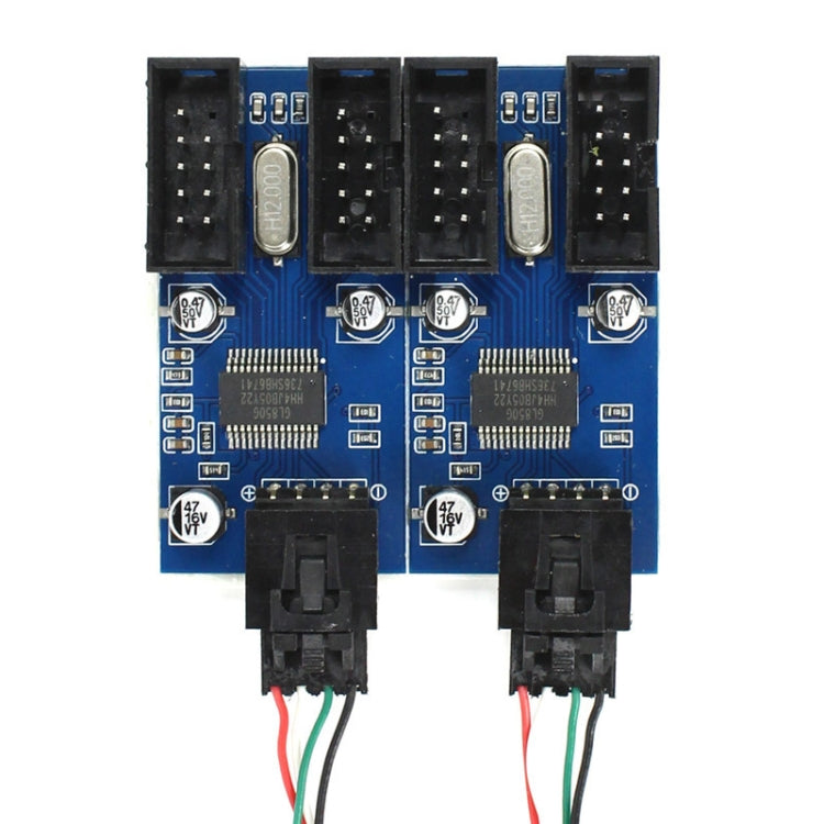 Scheda cavo di prolunga USB 9 pin maschio da 1 a 4 femmina