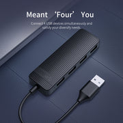 ORICO FL02 HUB USB 2.0 a 4 porte da 480 Mbps, FL02