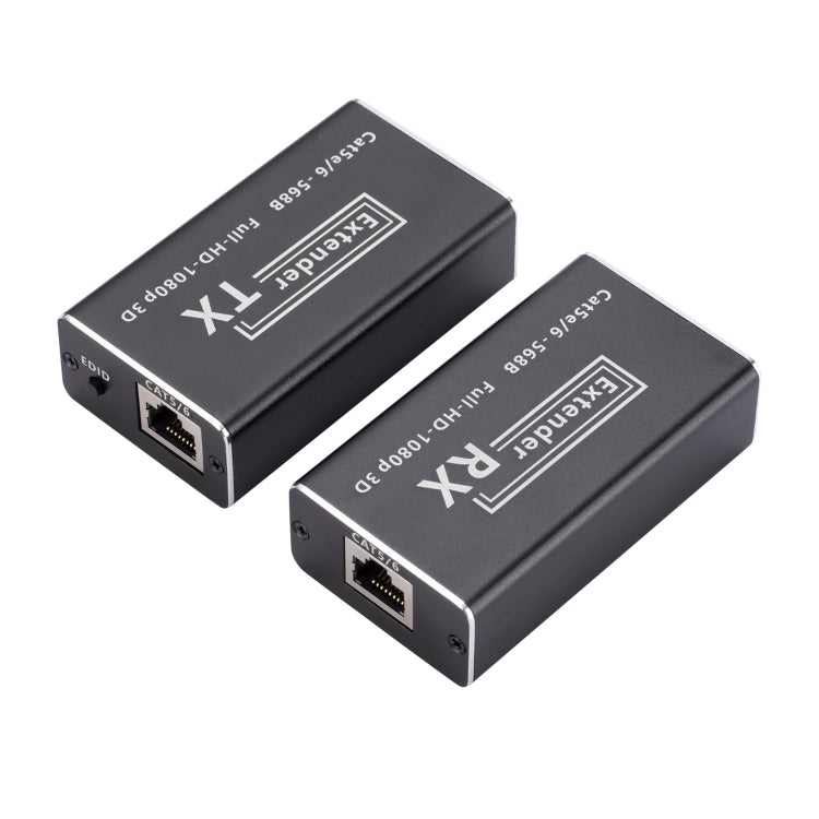 Trasmettitore HD da RJ45 a HDMI Extender di rete singolo da 60 m Extender per amplificatore di segnale HDMI, spina americana, RJ45 to HDMI 60m