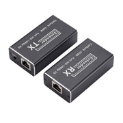 Trasmettitore HD da RJ45 a HDMI Extender di rete singolo da 60 m Extender per amplificatore di segnale HDMI, spina americana, RJ45 to HDMI 60m