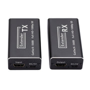 Trasmettitore HD da RJ45 a HDMI Extender di rete singolo da 60 m Extender per amplificatore di segnale HDMI, spina americana, RJ45 to HDMI 60m