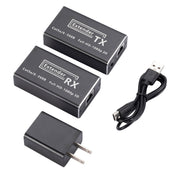 Trasmettitore HD da RJ45 a HDMI Extender di rete singolo da 60 m Extender per amplificatore di segnale HDMI, spina americana, RJ45 to HDMI 60m