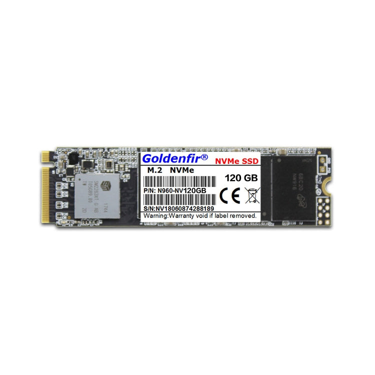 Unità a stato solido Goldenfir M.2 NVMe da 2,5 pollici, capacità: 120 GB, M.2 NVMe 120GB