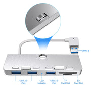 Rocketek per iMac USB3.0 x 3 + Dock di espansione HUB multifunzione SD/TF, USB3.0 x 3 + SD / TF