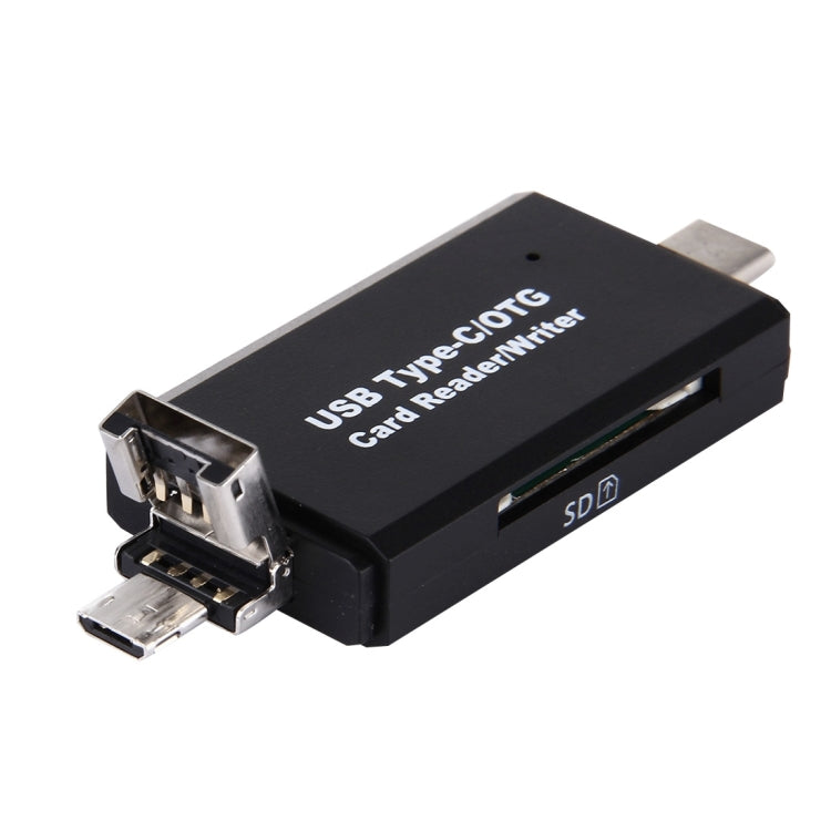 Adattatore 3 in 1 USB-C Micro USB SD con funzione OTG