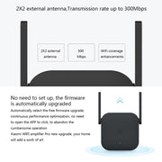 Router WiFi Smart Extender Xiaomi Mi WiFi Amplifier Pro 300Mbps originale con 2x2 antenne esterne, spina americana, Amplifier Pro