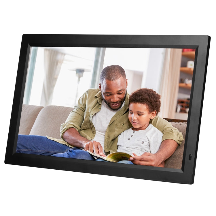 Cornice per foto digitali con display a LED da 21,5 pollici con supporto e telecomando, presa americana, 21.5 inch