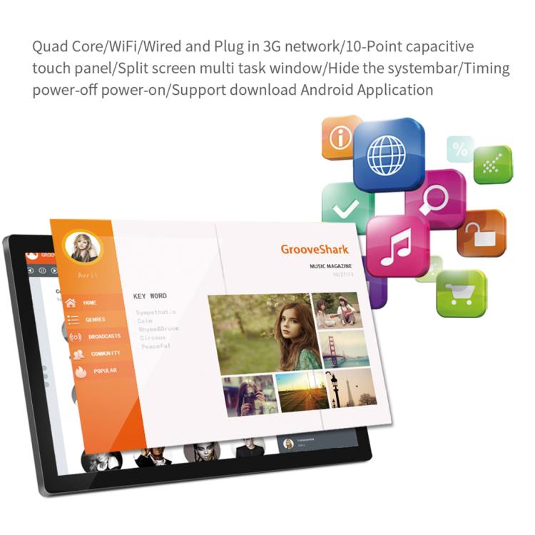 Cornice digitale 21,5" LCD Full HD con Android 8.1 e WiFi
