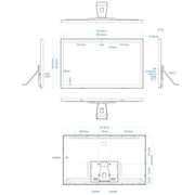 Cornice digitale con display LCD da 32 pollici, 2 GB + 16 GB, processore RK3568 Quad Core, Android 11, 32 inch 2GB+16GB