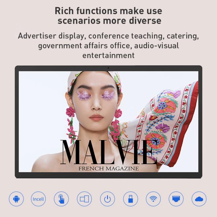 HSD2495T Display IPS da 24 pollici per pubblicità, Android 14, RK3576S 4GB+32GB, RK3576S 4GB+64GB