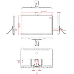 Cornice digitale 32 pollici LCD Full HD Android 7.1 WiFi Bluetoot