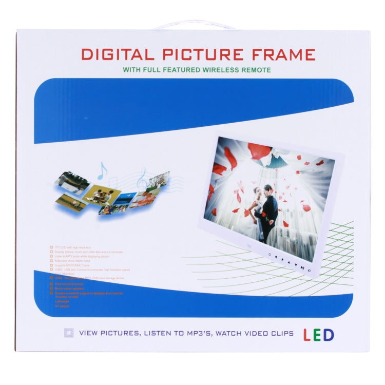 Cornice digitale 12,5" FHD con telecomando e supporto