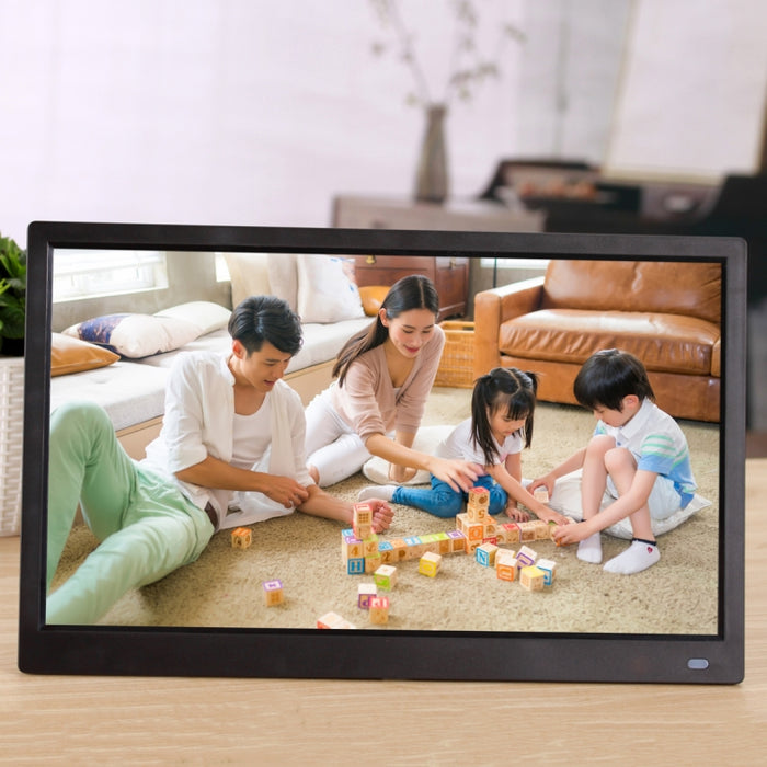 Cornice digitale 15,6" FHD con telecomando e supporto USB/SD